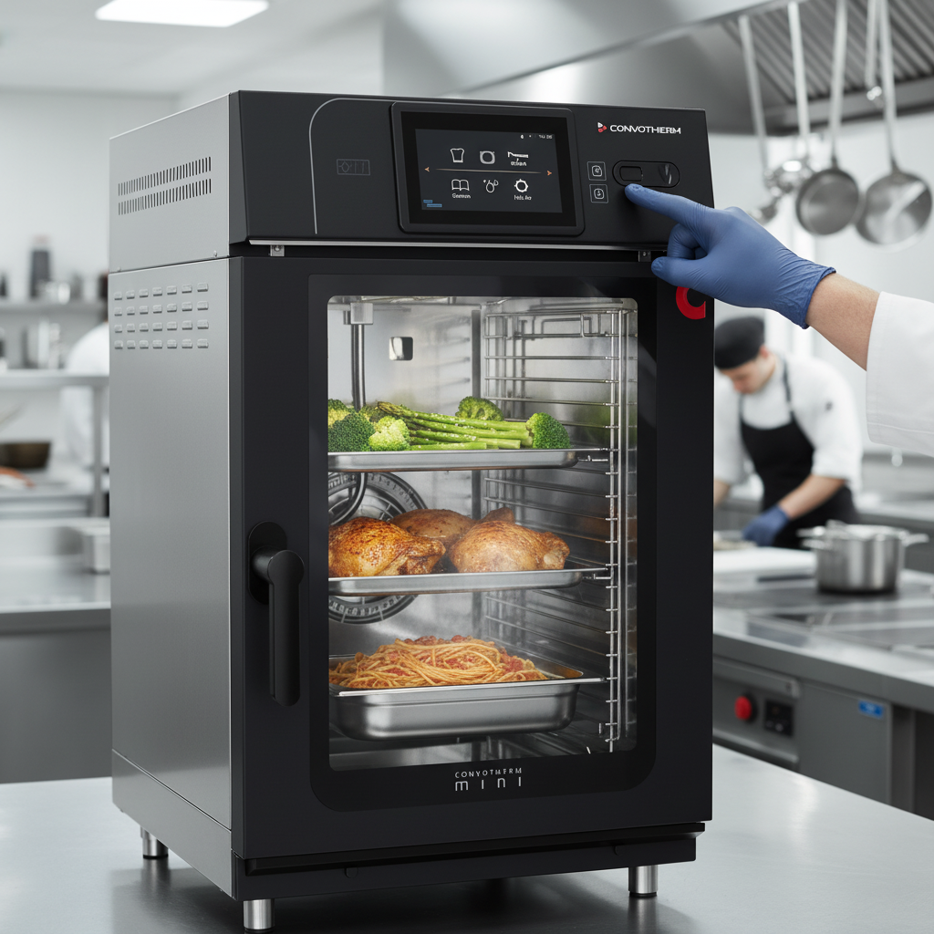 Unlock culinary versatility with the Convotherm combi oven, offering a wide range of cooking modes from steam to retherm.