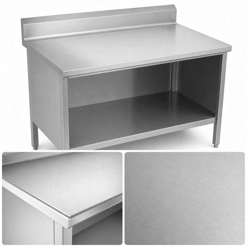 14-Gauge Stainless Steel Top