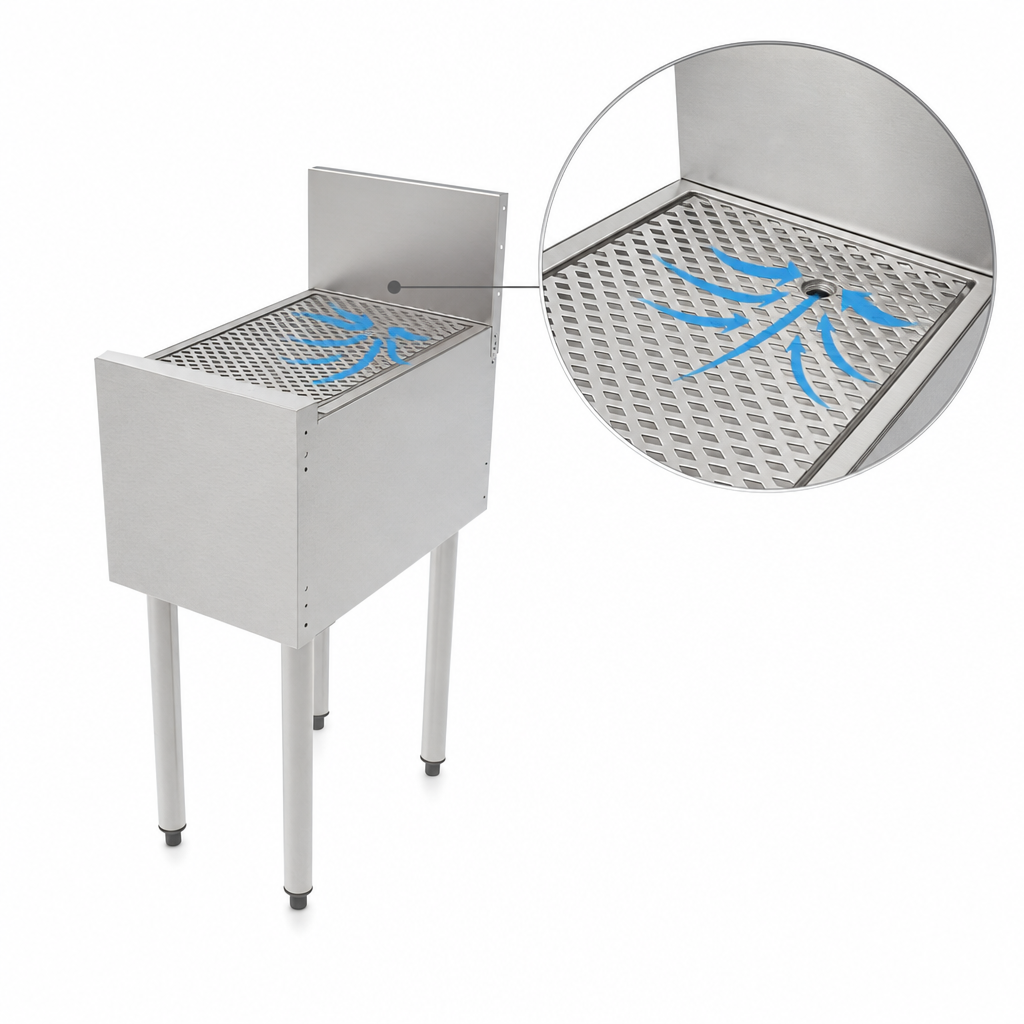 Pitched Drainboard Top