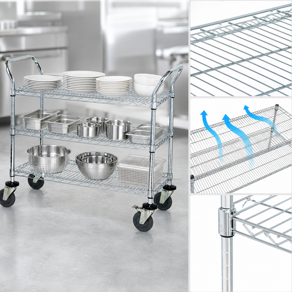 Three Wire Shelves
