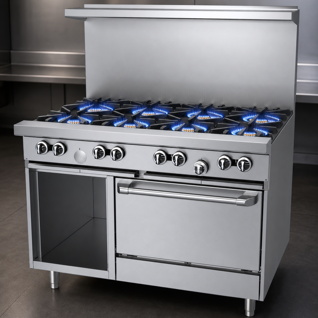 Eight Starfire Pro Open Burners