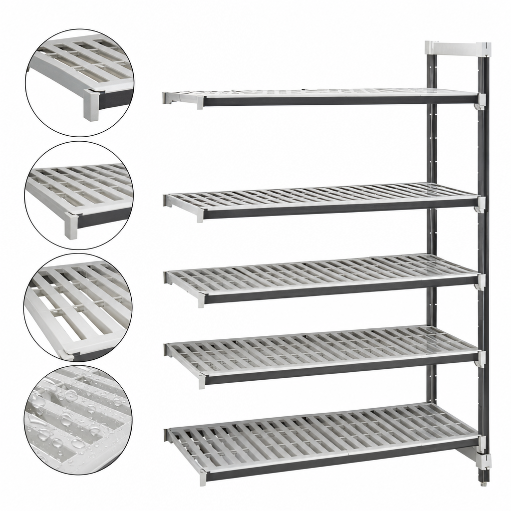 Five Vented Shelf Plates