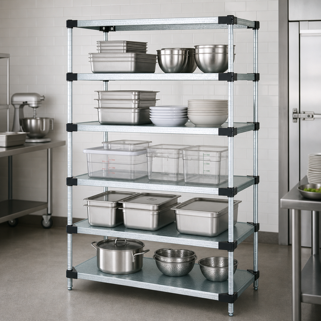 Five Solid Shelves