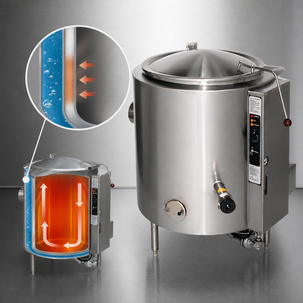 2/3 Jacket Steam-Jacketed Design