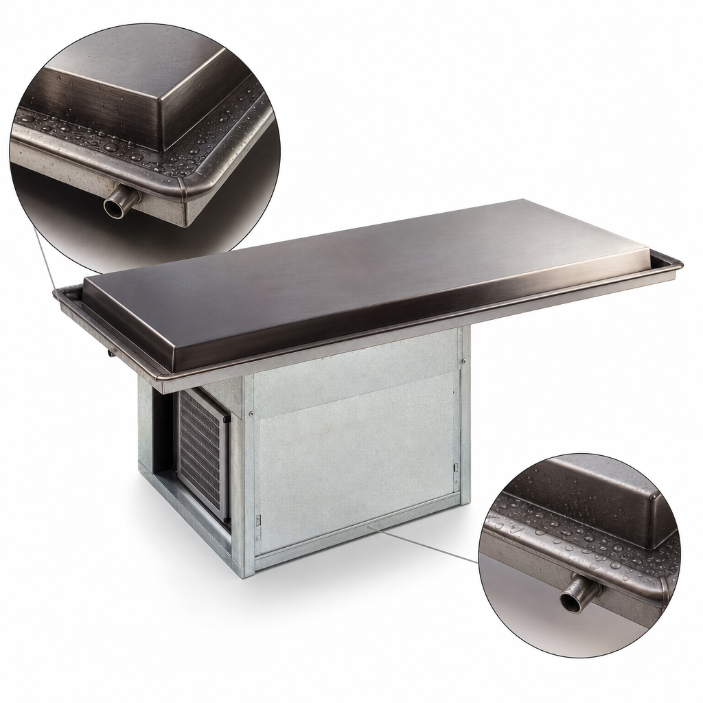 Integrated Condensation Gutter