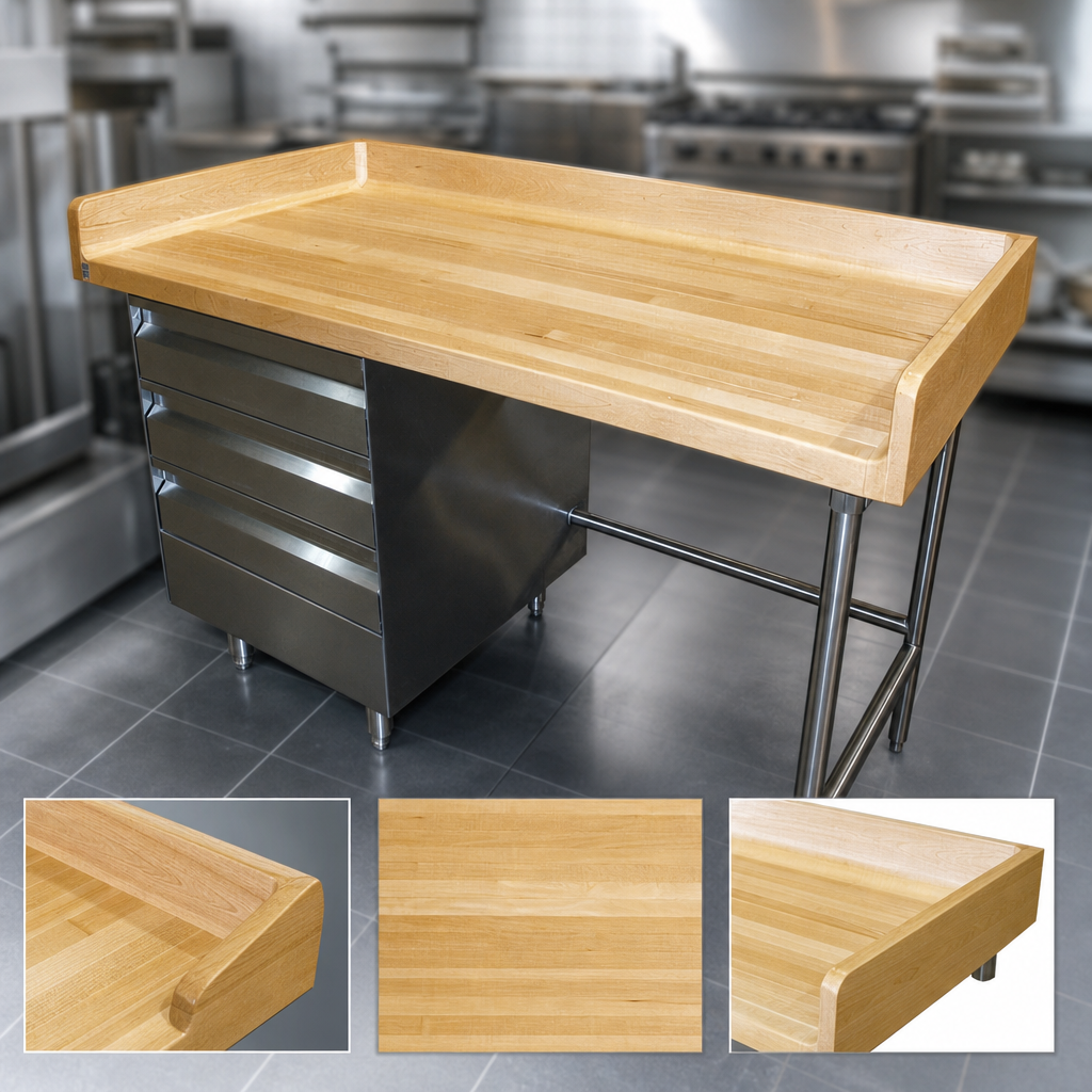 Wood Butcher Block Top
