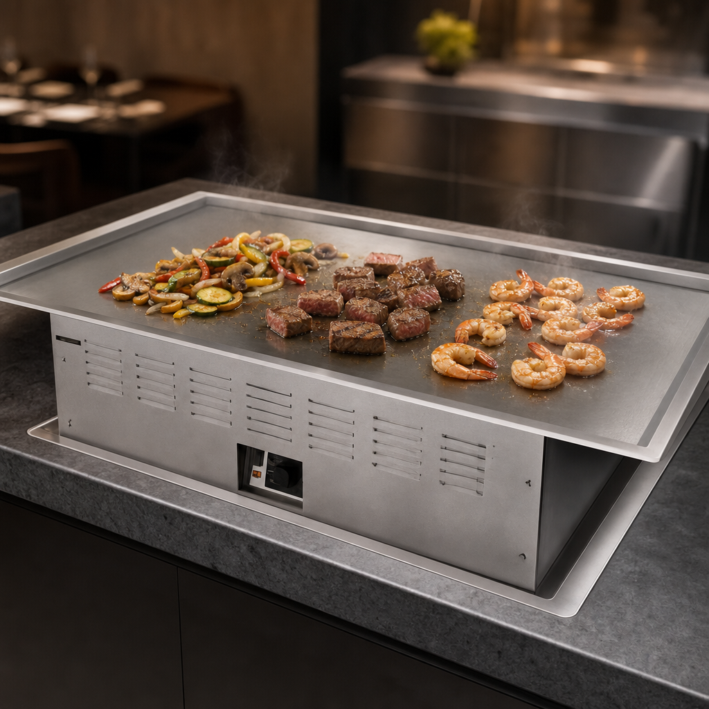 Teppan-Yaki Cooking Surface