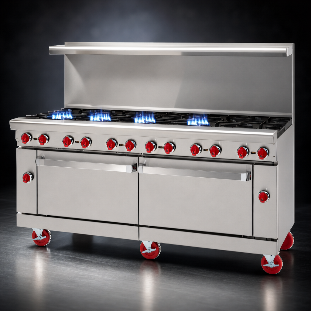 Four Open Burners