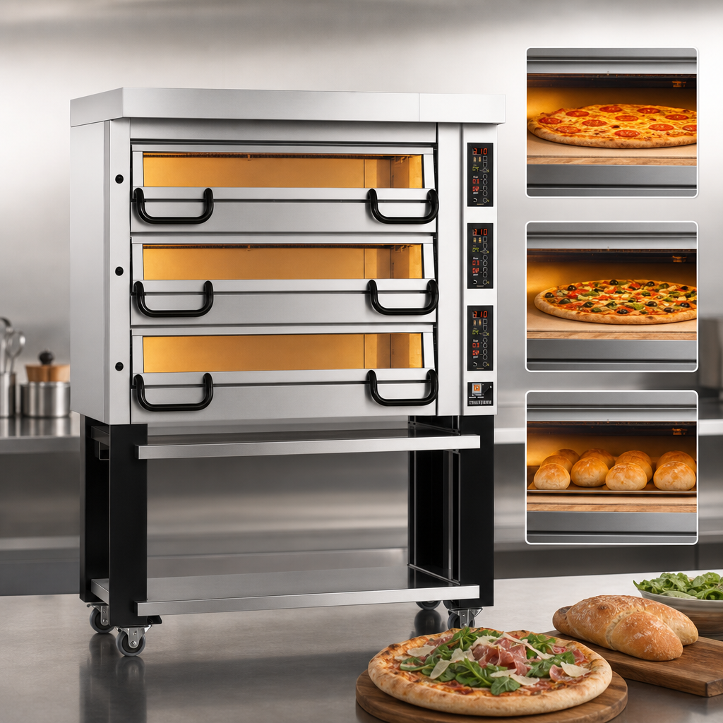 Triple-Deck Baking Capacity