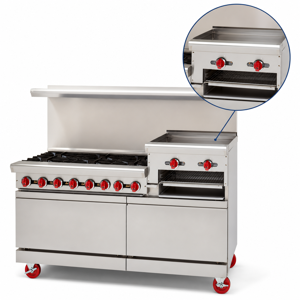 36-Inch Raised Griddle/Broiler