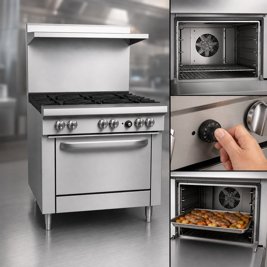 Convection Oven With Snap-Action Thermostat