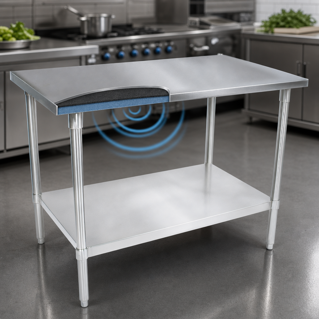 Sound-Deadened Work Surface