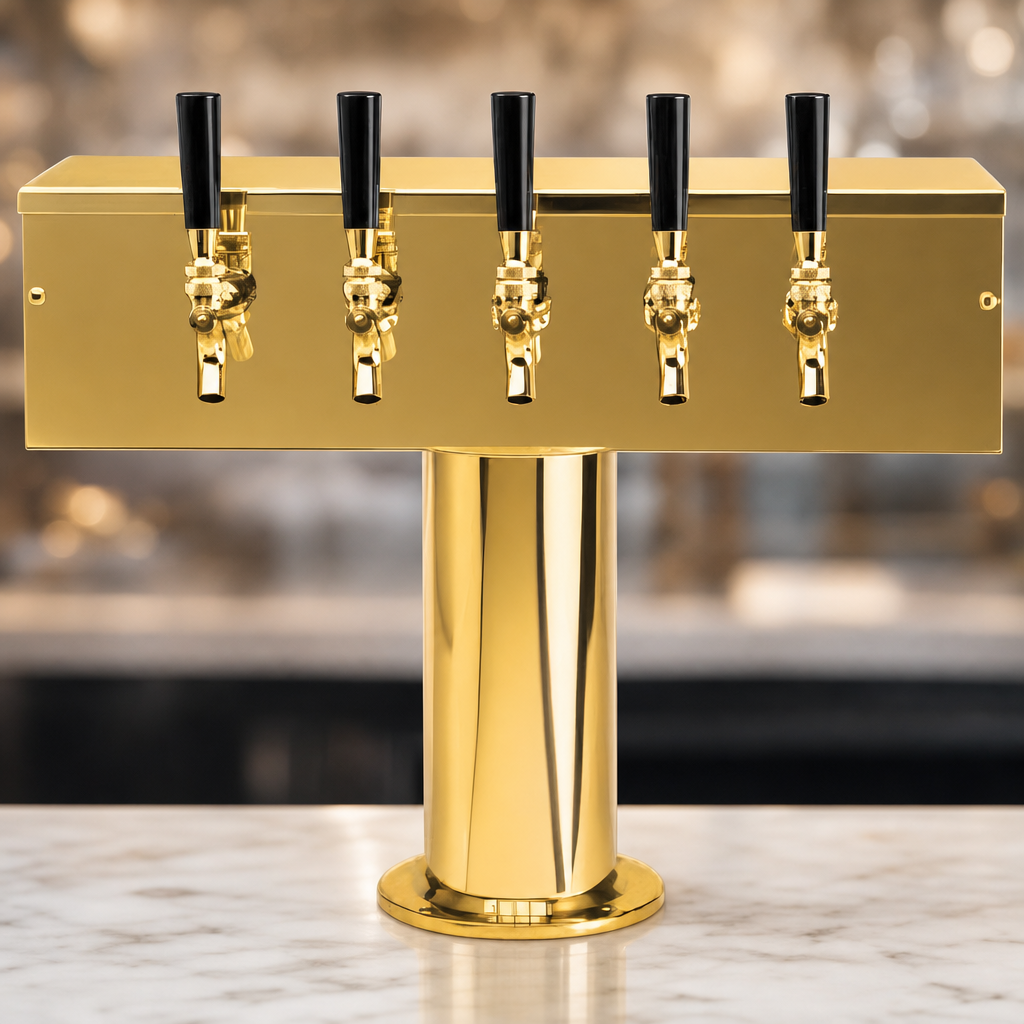 Five Brass Faucets