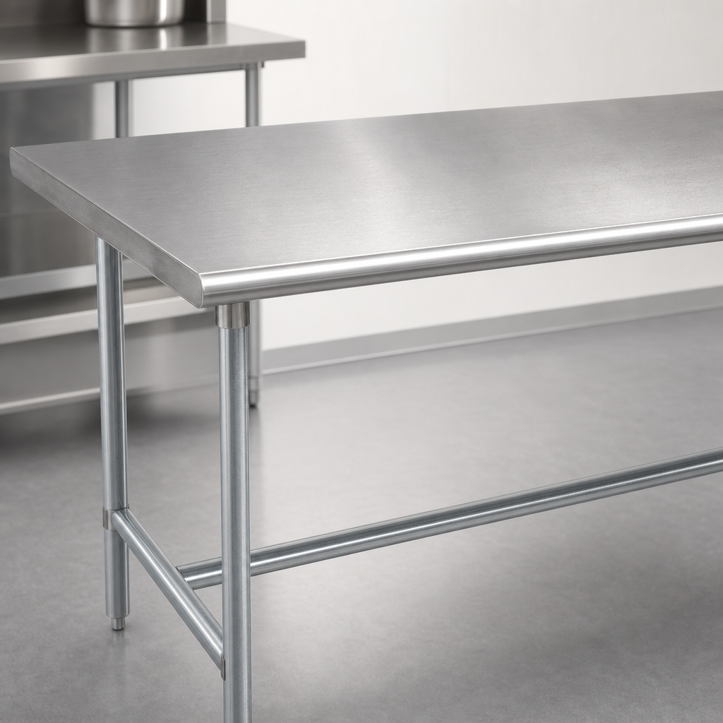 14-Gauge 304 Stainless Steel Top