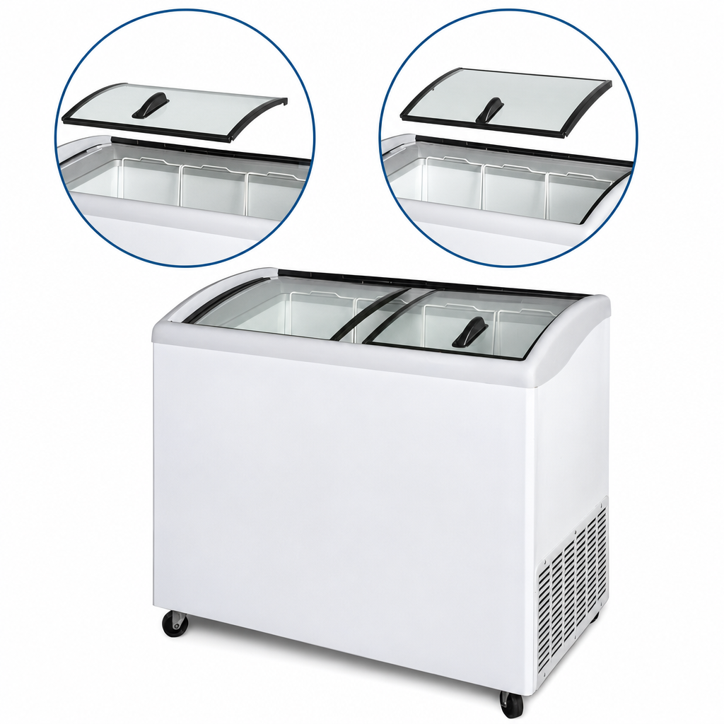 Two Removable Glass Lids