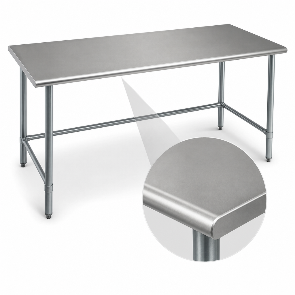14-Gauge 304 Stainless Steel Top