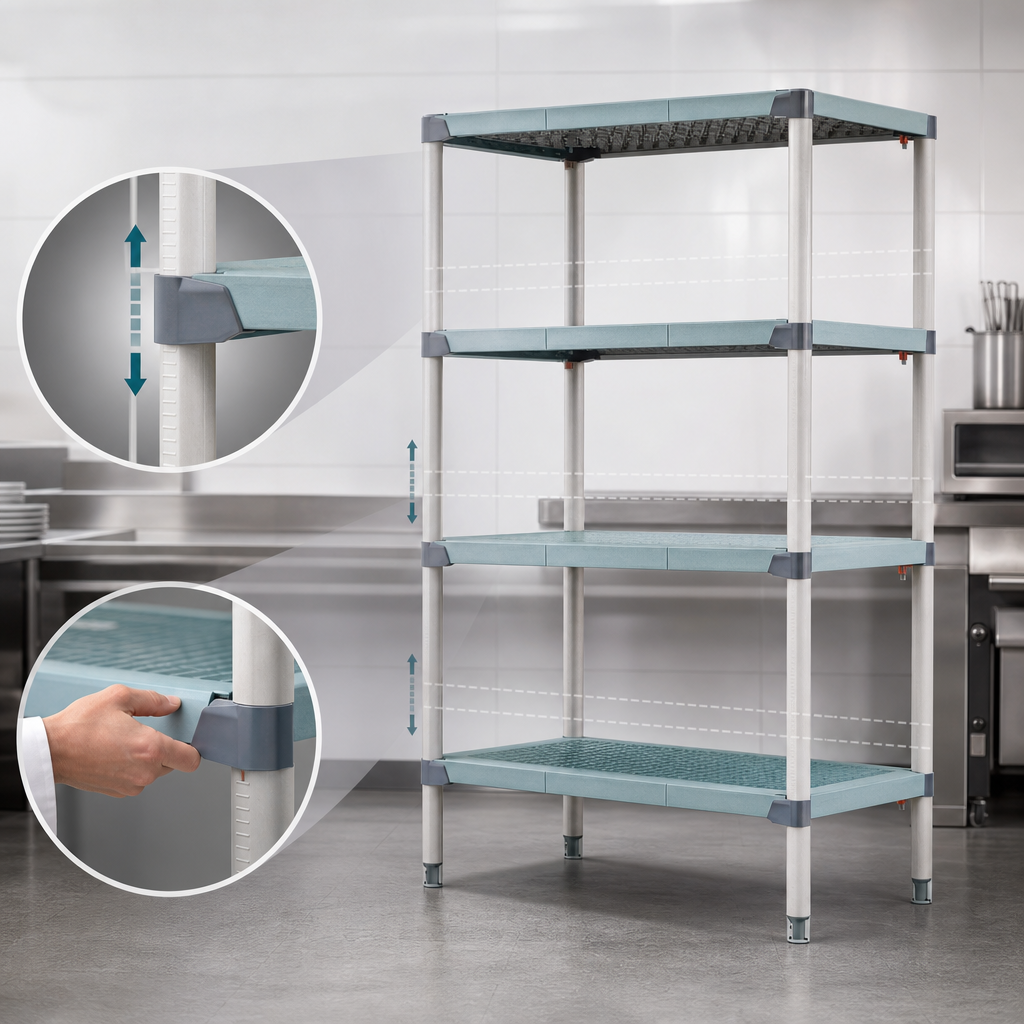 Quick-Adjust Shelf Design