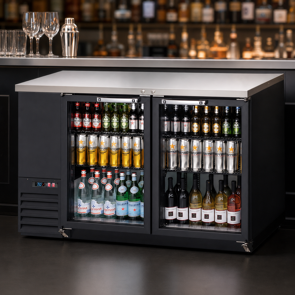 Two-Section Beverage Storage