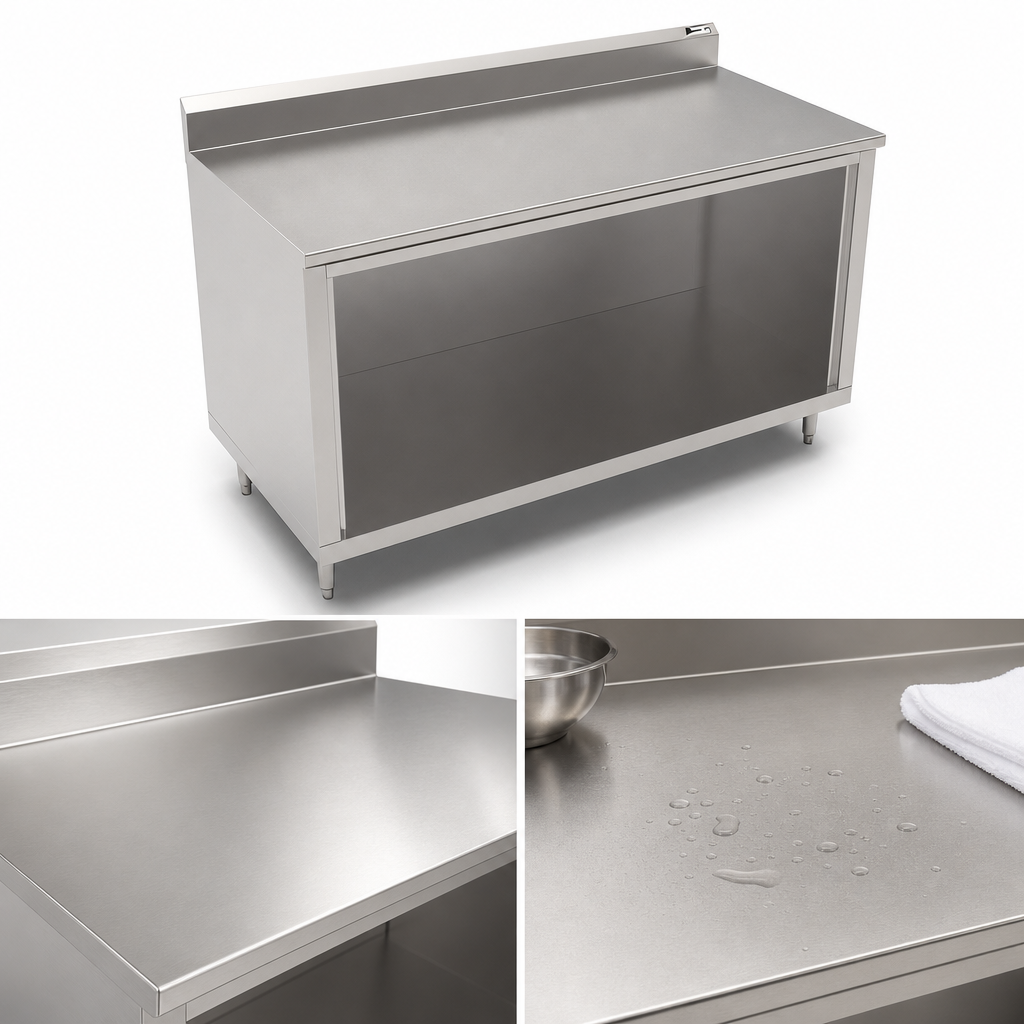16-Gauge 300-Series Stainless Steel Top