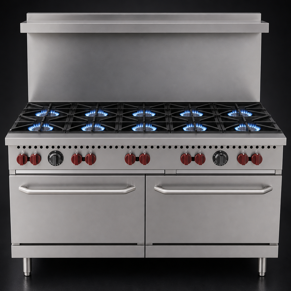 10 Open Burners
