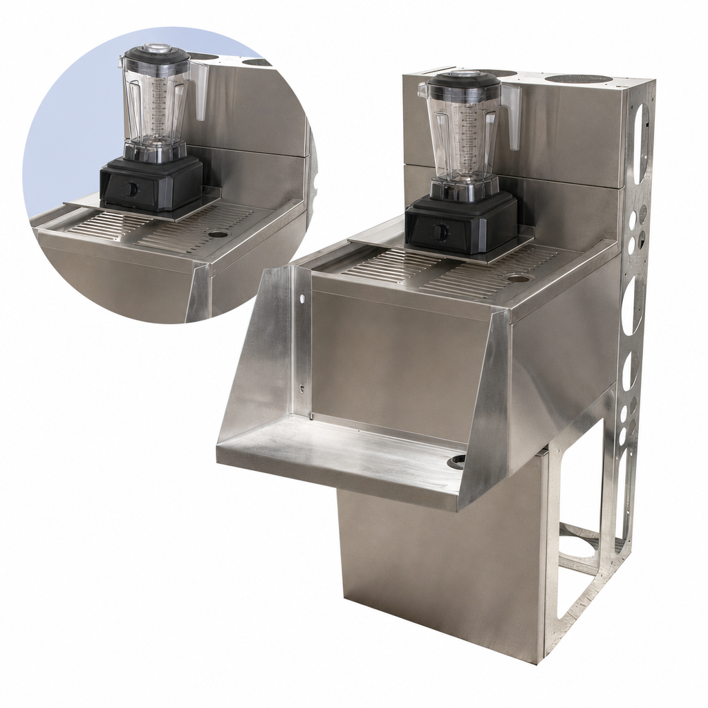 Drainboard With Blender Shelf
