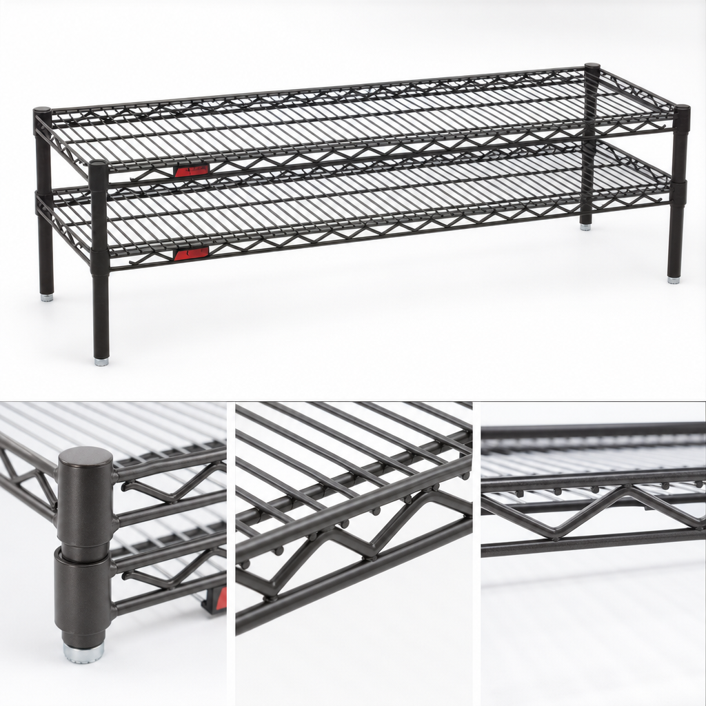 Patented QuadTruss Wire Shelf Design