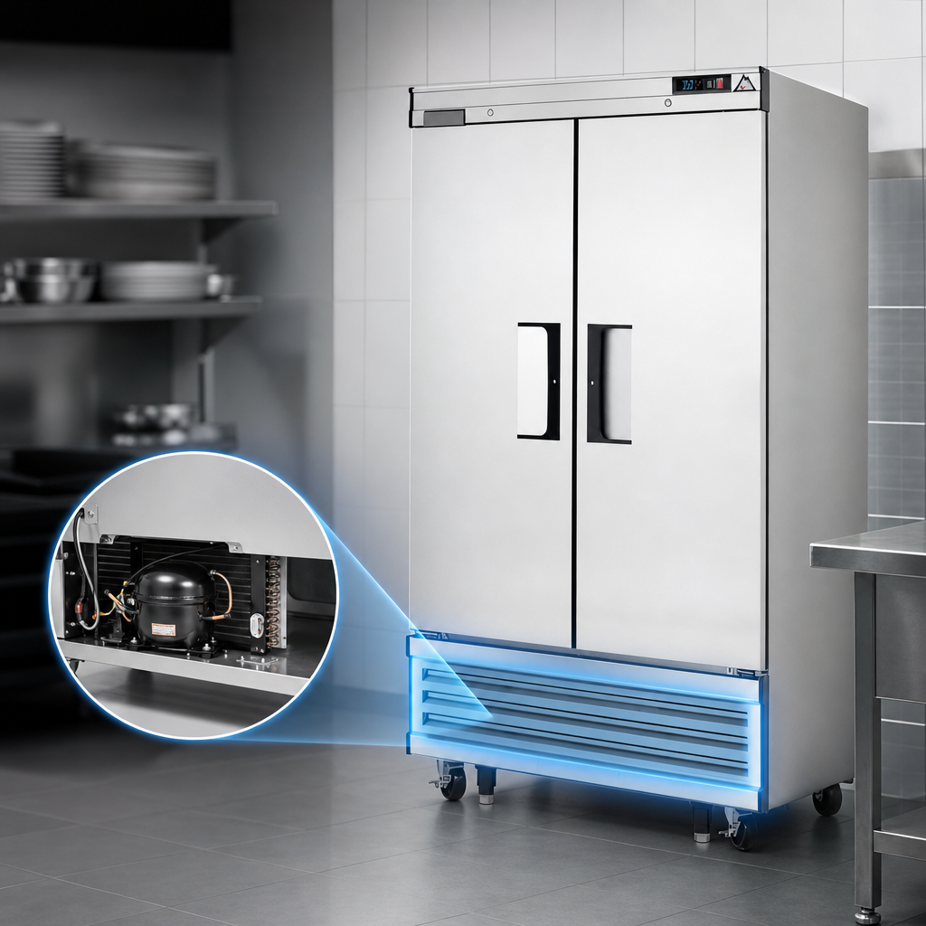 Bottom-Mounted Self-Contained Refrigeration