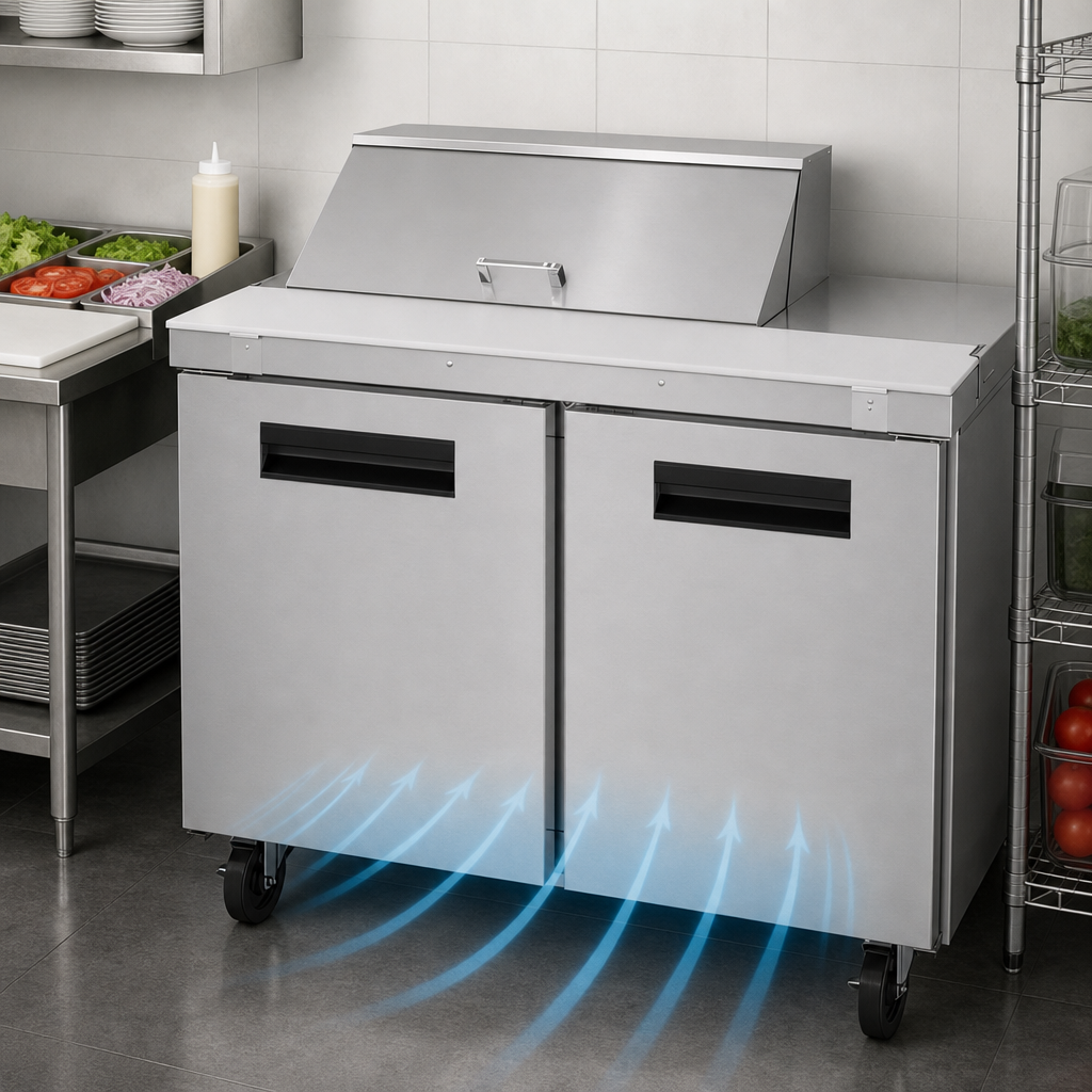 Front-Breathing Refrigeration