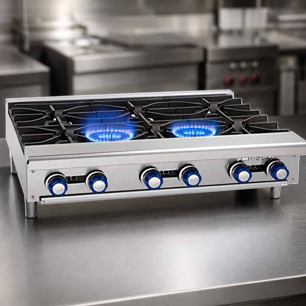 Two Open Burners