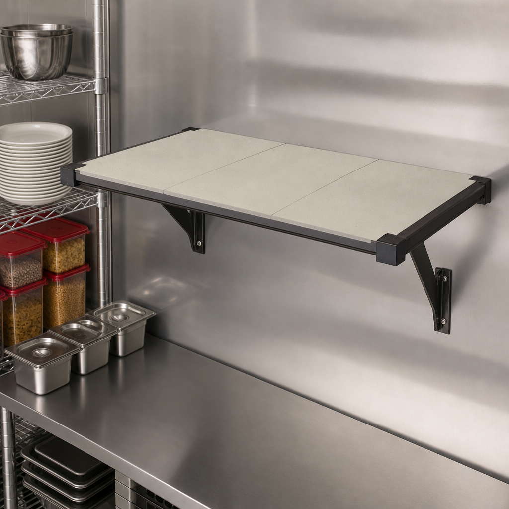 Wall-Mounted Add-On Shelf Kit