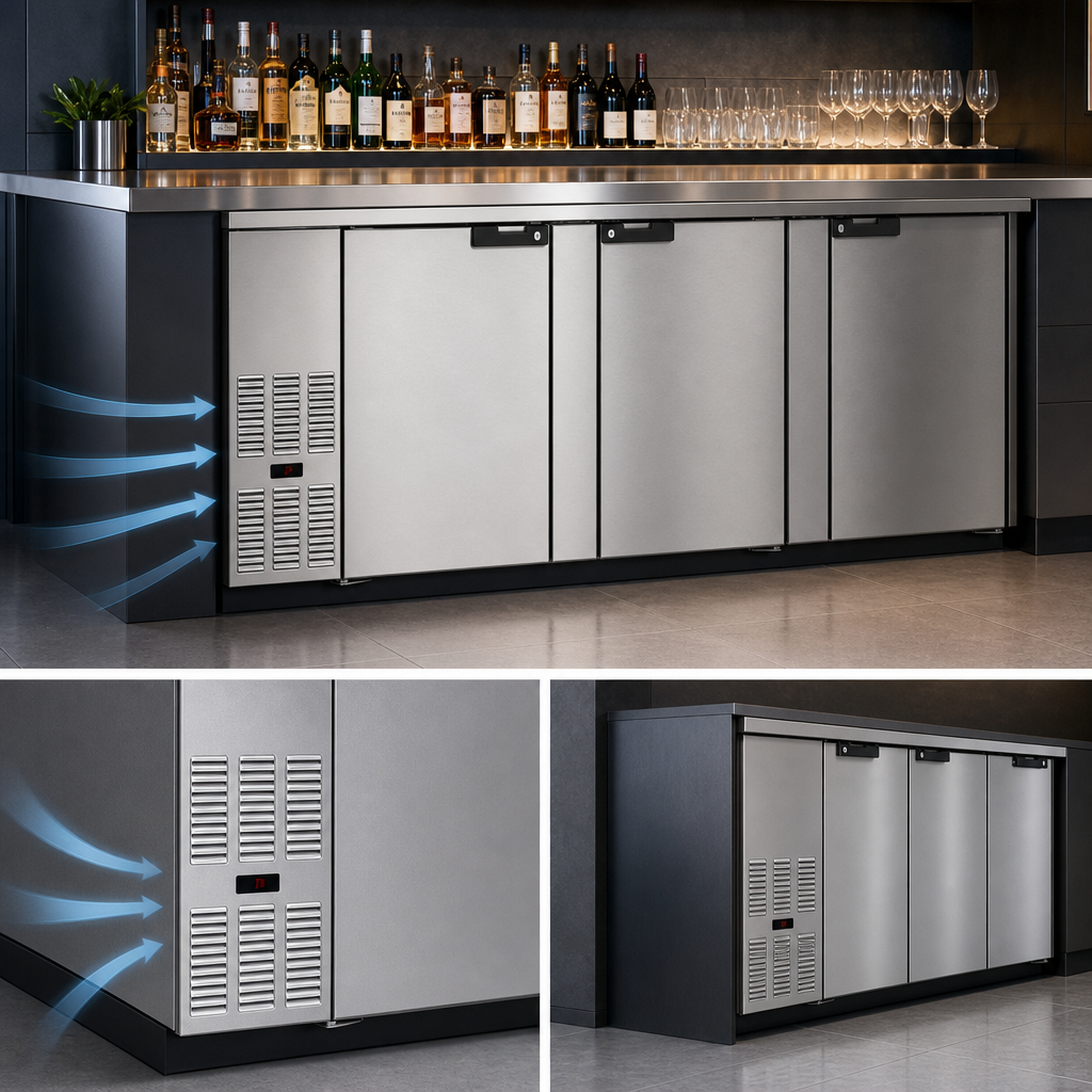 Side-Mount, Front-Breathing Refrigeration