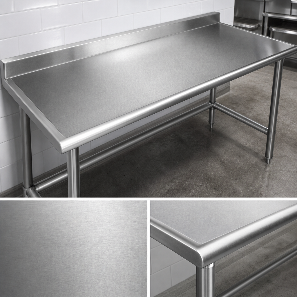 14-Gauge 300 Series Stainless Steel Top