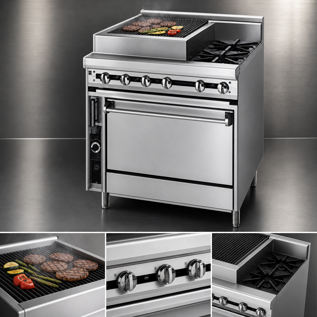 Integrated 24-Inch Charbroiler