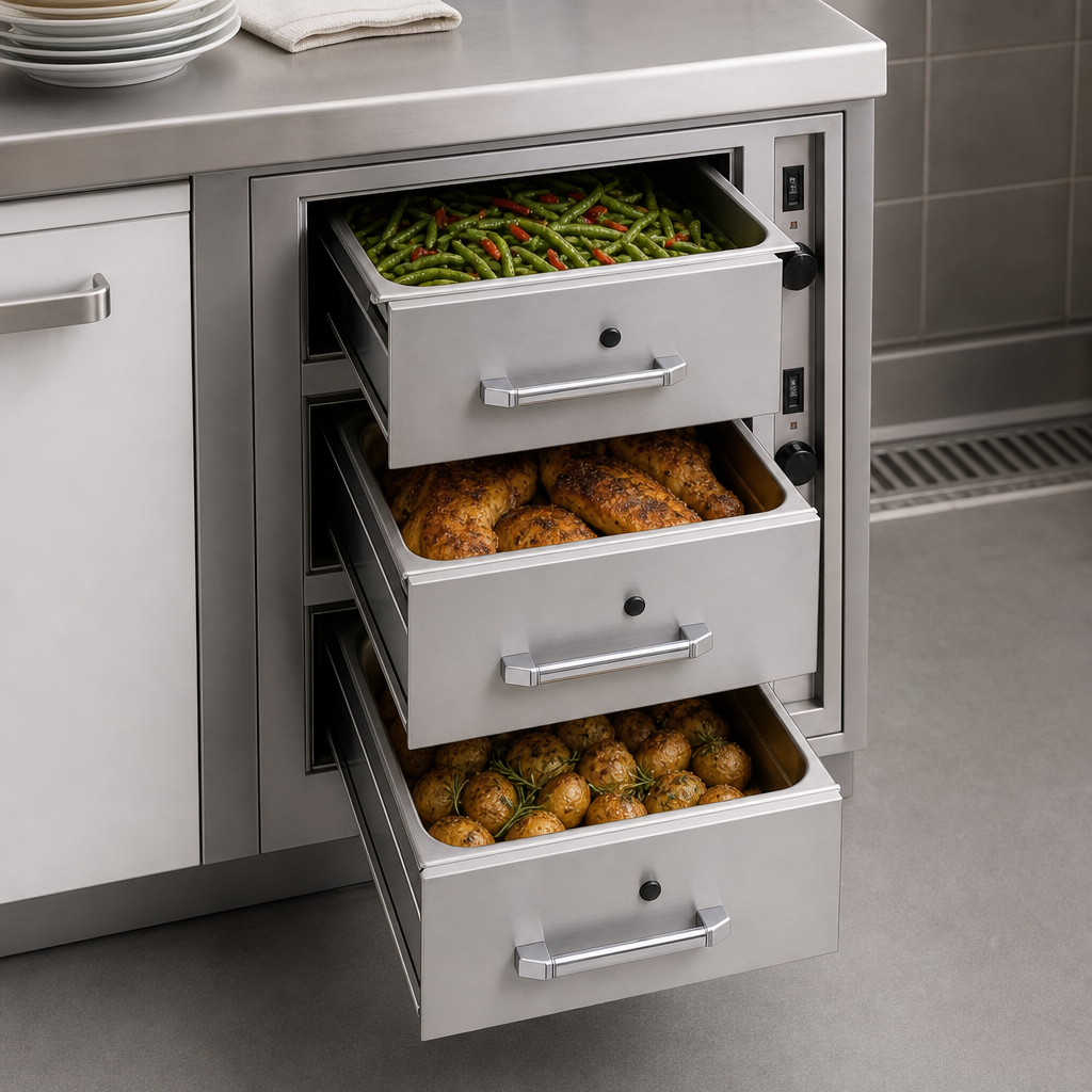 Three Narrow Drawers