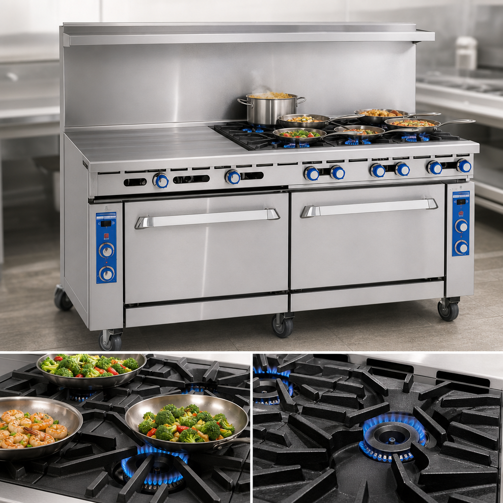 12-Burner Cooking Surface