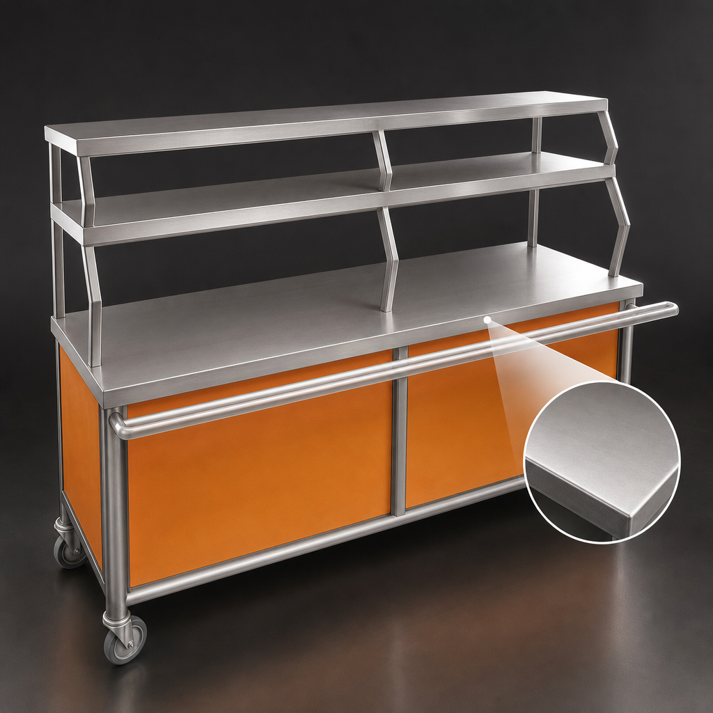 Solid Stainless Steel Top