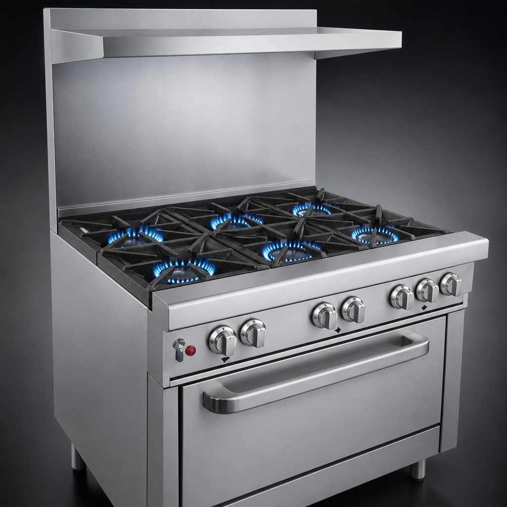 Six-Burner Range Top
