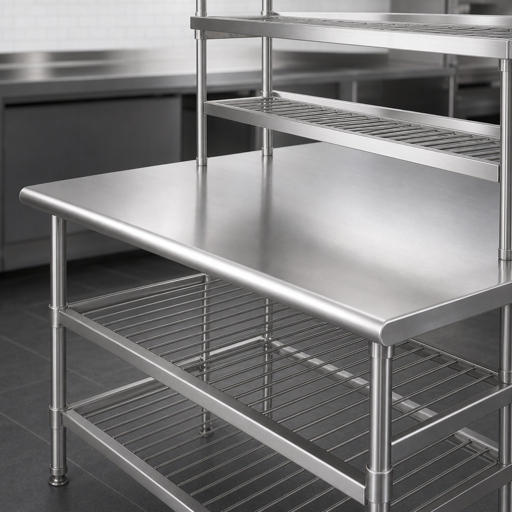 14/304 Stainless Steel Work Surface