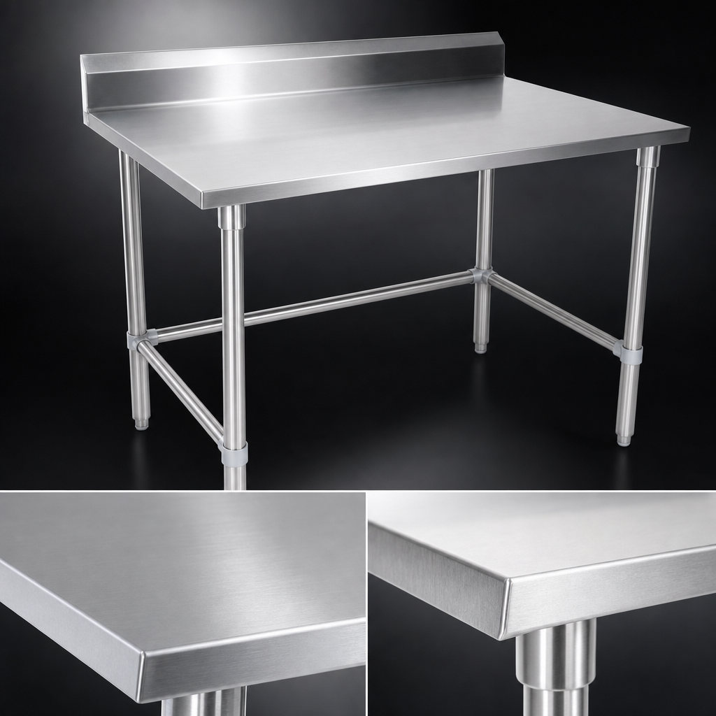 16-Gauge Stainless Steel Top