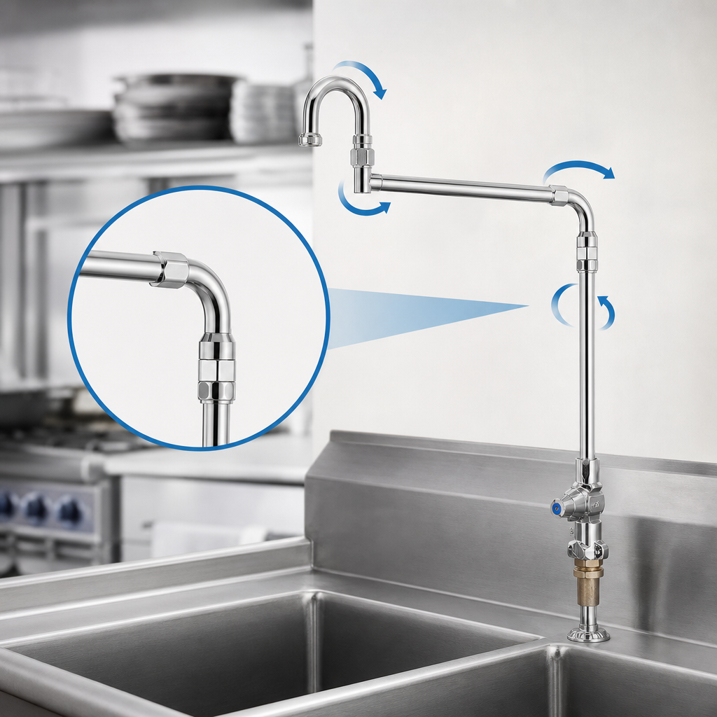 18-Inch Double-Jointed Swivel Spout