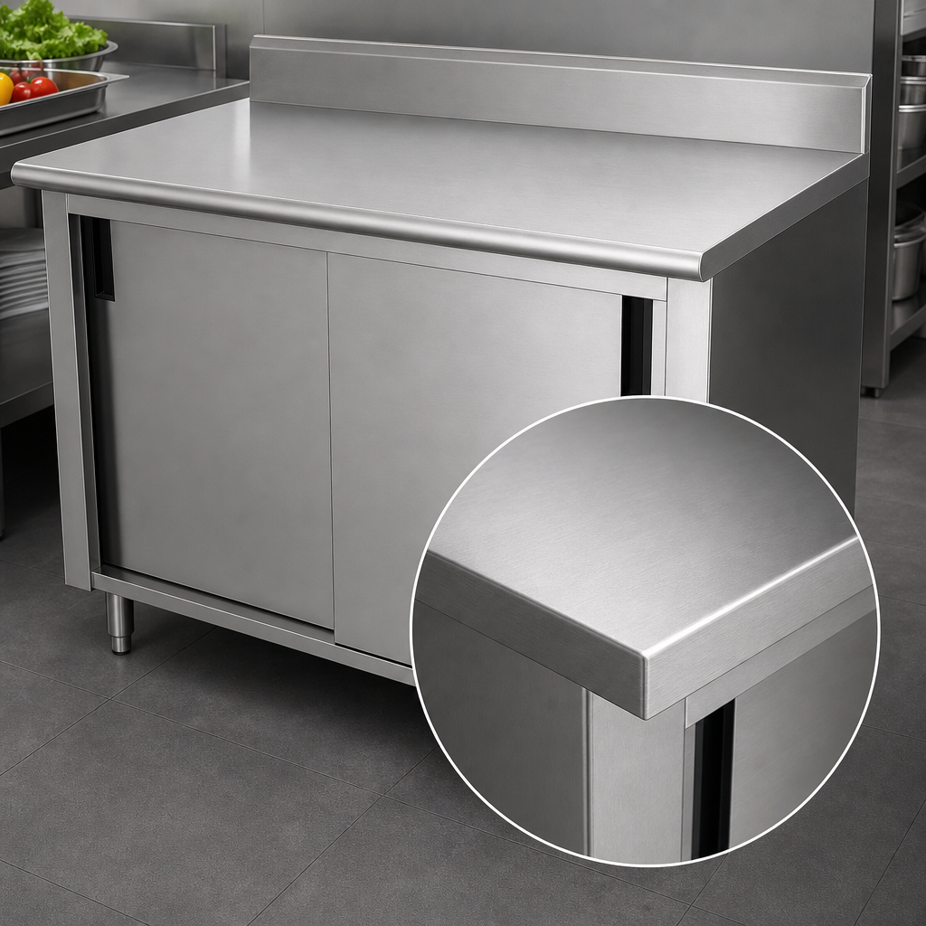 14-Gauge 304 Stainless Steel Top