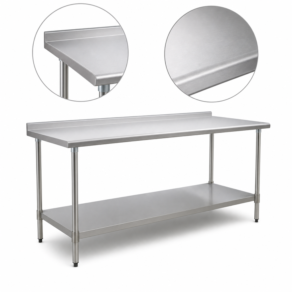16-Gauge 300-Series Stainless Steel Top