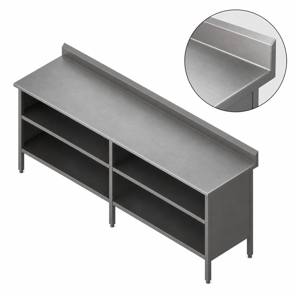 16-Gauge Stainless Steel Top