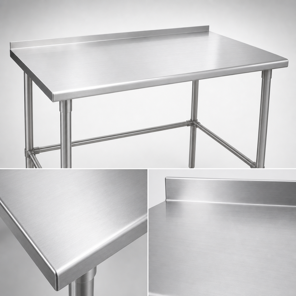 16-Gauge Stainless Steel Top