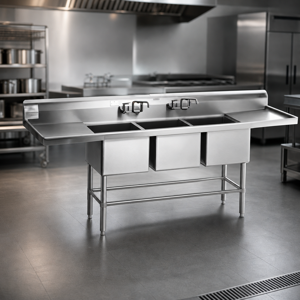 14-Gauge 300 Series Stainless Steel Construction