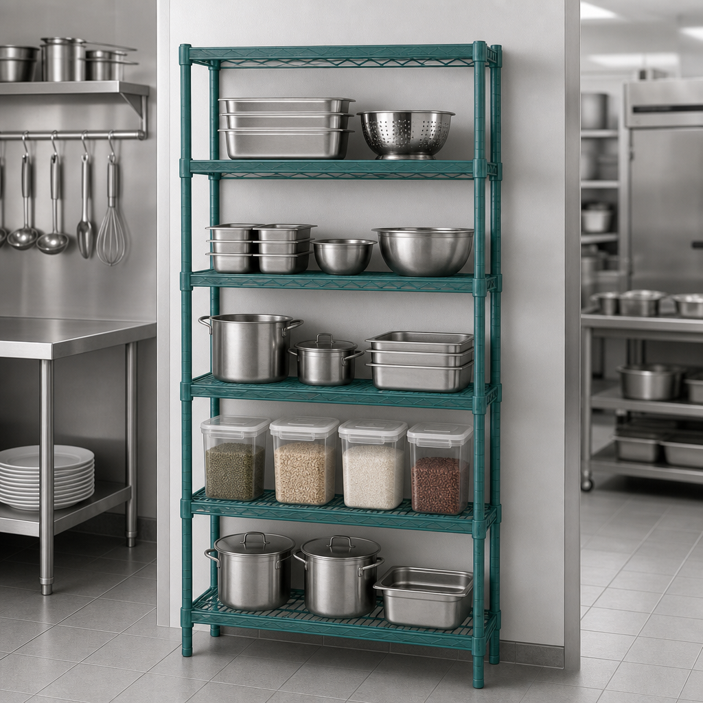 5-Tier Wire Shelving