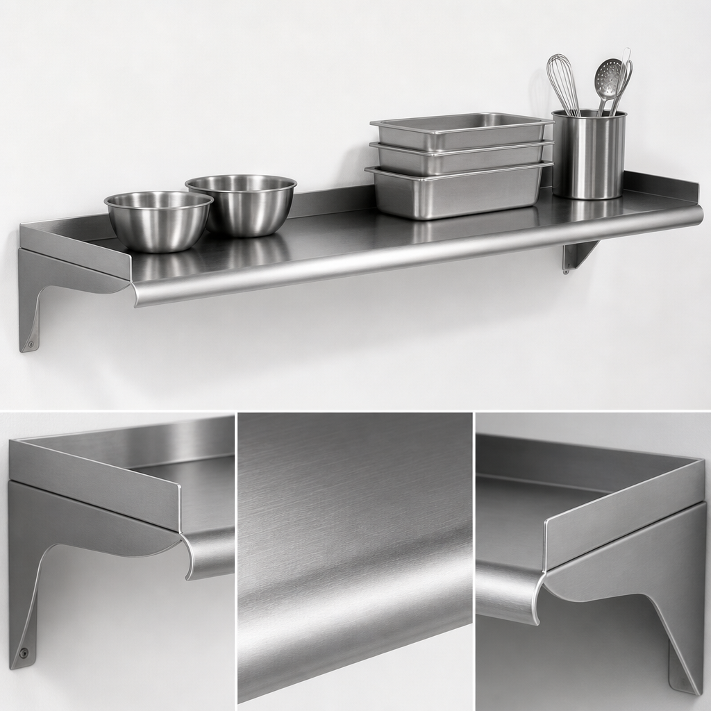 16-Gauge 430 Stainless Steel Construction