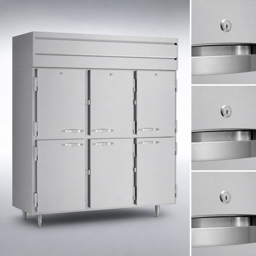 Six Lockable Half Doors