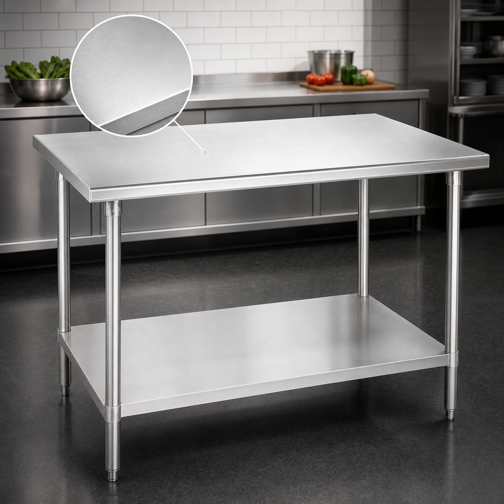 16-Gauge 430 Stainless Steel Top