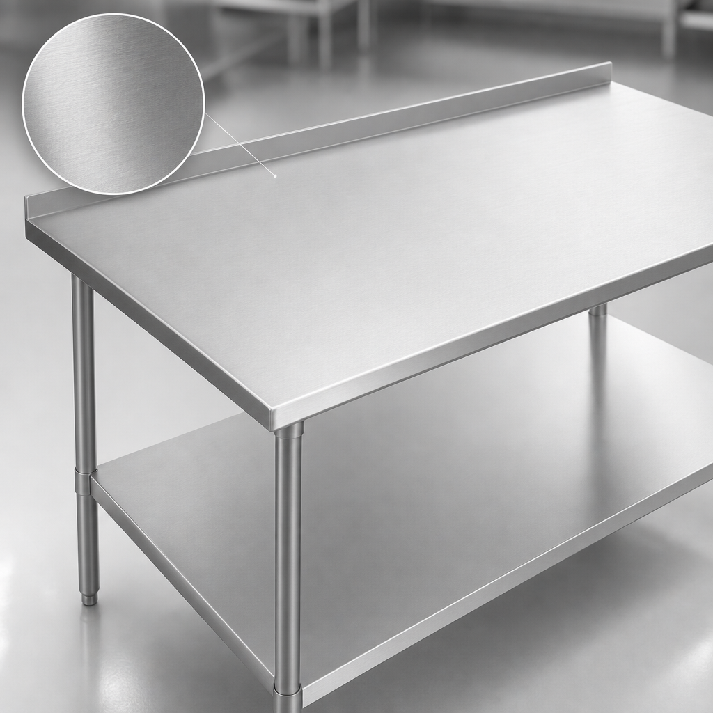16 Gauge Stainless Steel Top